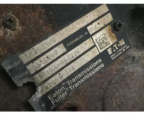 Fuller FRO15210B Transmission Misc. Parts