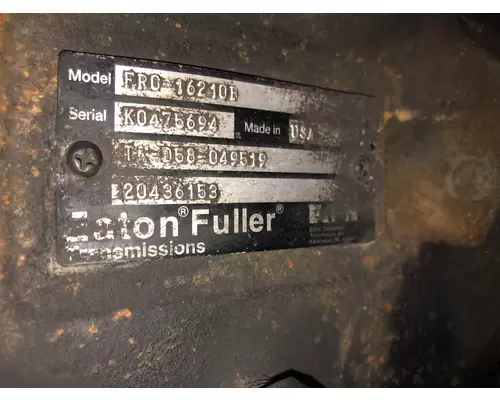 Fuller FRO16210B Transmission Misc. Parts