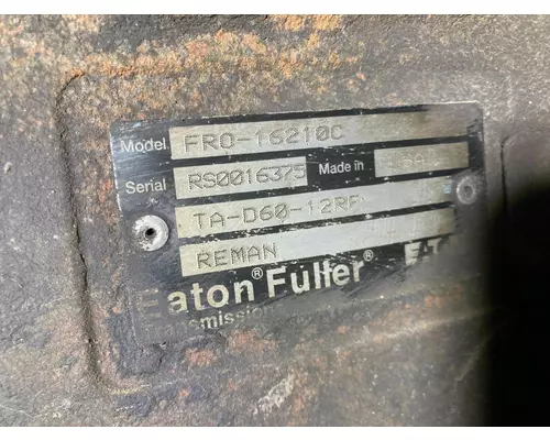 Fuller FRO16210C Transmission