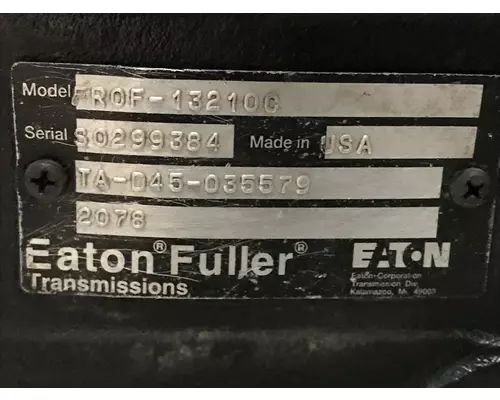 Fuller FROF13210B Transmission