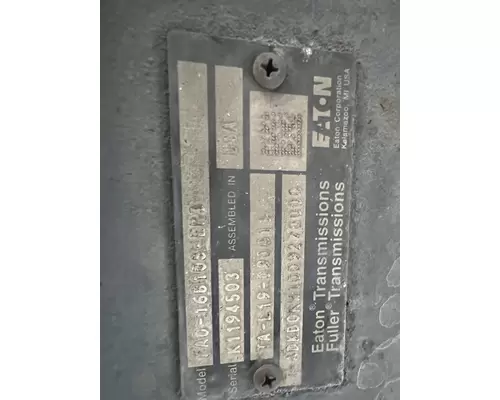 Transmission Assembly FULLER FAO16810S-EP3 Tim Jordan's Truck Parts, Inc.