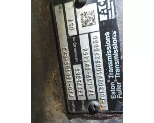 Transmission Assembly FULLER FAO16810SEP3 LKQ Heavy Truck - Goodys