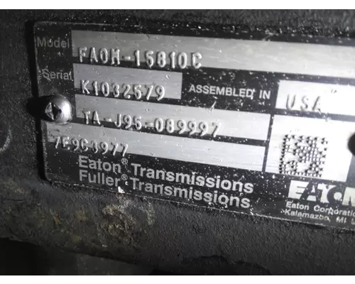 Transmission Assembly FULLER FAOM15810C LKQ Heavy Truck - Goodys