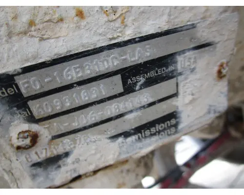 Transmission Assembly FULLER FO16E310C-LAS Tim Jordan's Truck Parts, Inc.
