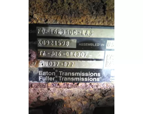 Transmission Assembly FULLER FO16E310CLAS LKQ Heavy Truck - Goodys