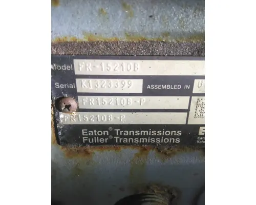 Transmission Assembly FULLER FR15210BP LKQ Heavy Truck - Goodys