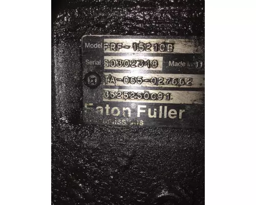 Transmission Assembly FULLER FRF15210BP LKQ Evans Heavy Truck Parts