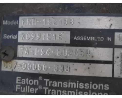 Transmission Assembly FULLER FRM15210B LKQ Heavy Truck Maryland