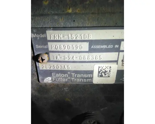 Transmission Assembly FULLER FRM15210BP LKQ Heavy Truck - Goodys