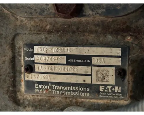 Transmission Assembly Fuller FROF16210C Bobby Johnson Equipment Co., Inc.