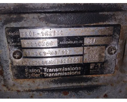 Transmission Assembly FULLER FROF16210C LKQ Thompson Motors - Wykoff