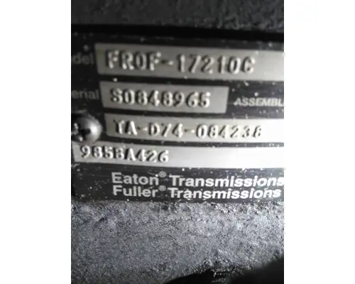 Transmission Assembly FULLER FROF17210C LKQ Heavy Truck - Goodys