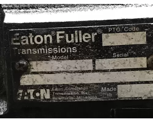 Fuller RTF8908LL Transmission