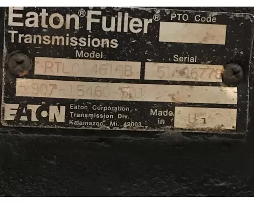 Fuller RTLO14610B Transmission