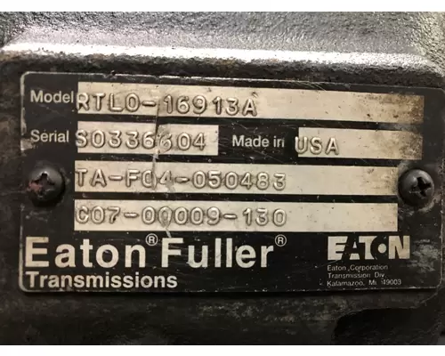 Fuller RTLO16913A Transmission