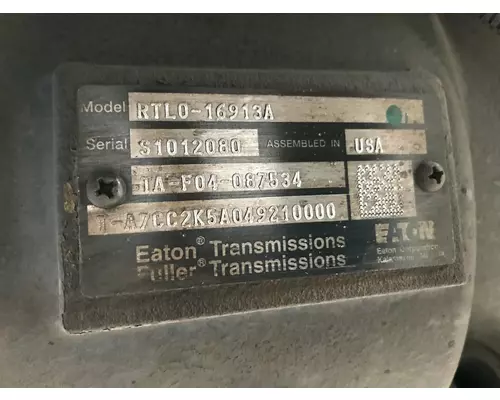 Fuller RTLO16913A Transmission