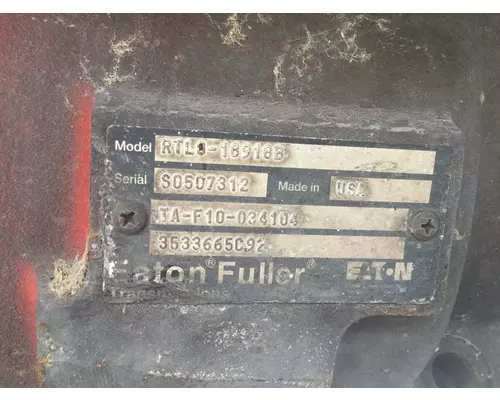 Fuller RTLO18918B Transmission