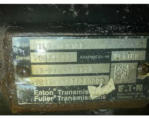 Fuller RTLO18918B Transmission