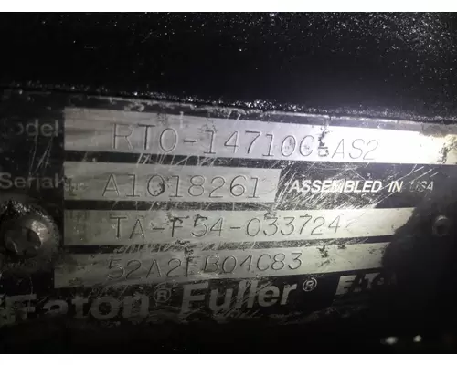 Fuller RTO14710C-AS2 Transmission