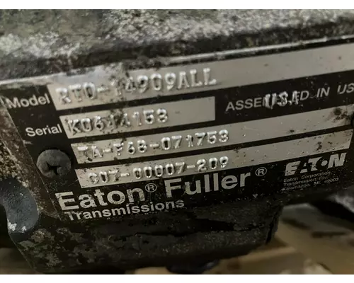 Fuller RTO14909ALL Transmission