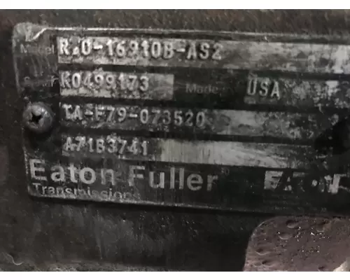 Fuller RTO16910B-AS2 Transmission