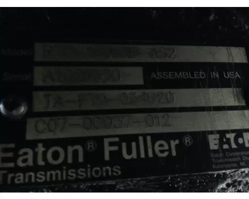 Fuller RTO16910B-AS2 Transmission
