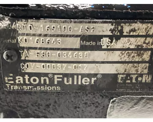 Fuller RTO16910C-AS2 Transmission