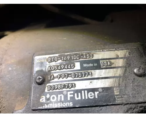 Fuller RTO16910C-AS3 Transmission