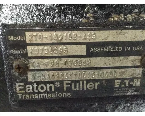 Fuller RTO18910B-AS3 Transmission