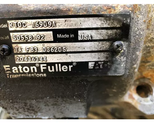 Fuller RTOC16909A Transmission