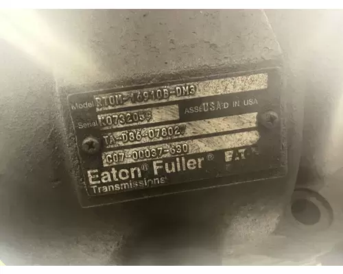 Fuller RTOM16910B-DM3 Transmission