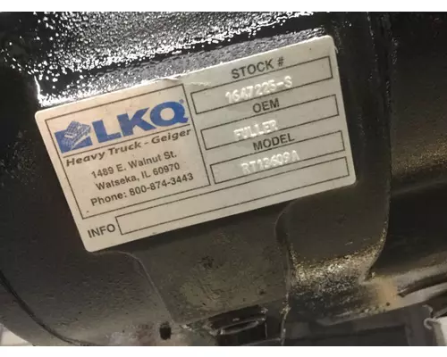 Transmission Assembly FULLER RT13609A LKQ Geiger Truck Parts