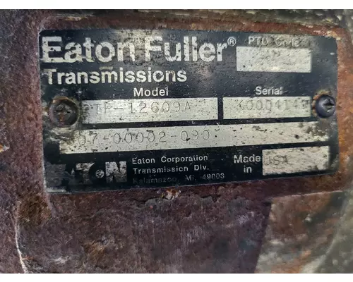 Transmission Assembly FULLER RTF12609A LKQ Thompson Motors - Wykoff