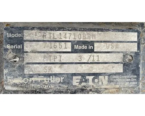 Transmission Assembly FULLER RTL14710B Custom Truck One Source