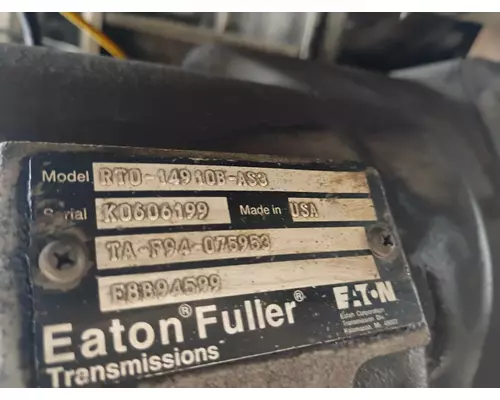 Transmission Assembly FULLER RTO14910BAS3 Crj Heavy Trucks And Parts