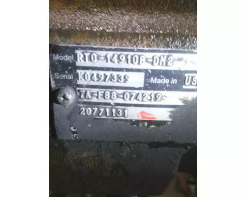 Transmission Assembly FULLER RTO14910BDM2 LKQ Heavy Truck - Goodys
