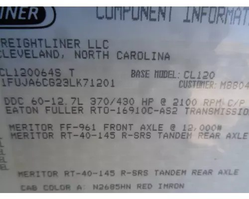 Transmission Assembly FULLER RTO16910CAS2 LKQ Thompson Motors - Wykoff