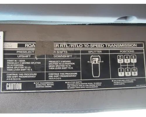 Transmission Assembly FULLER RTO955DLL Michigan Truck Parts