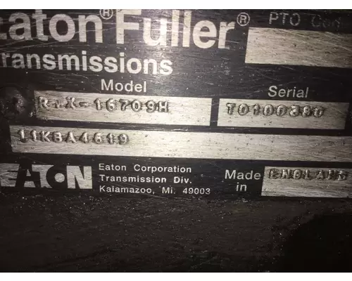Transmission Assembly FULLER RTX16709H LKQ Heavy Truck - Goodys