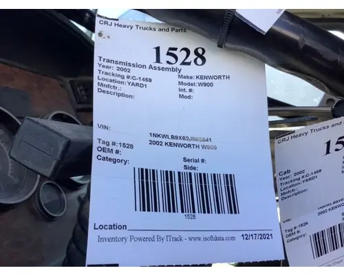 Transmission Assembly FULLER W900 Crj Heavy Trucks And Parts