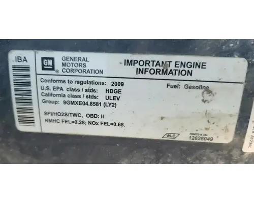 GM/Chev (HD) 4.8 Engine Assembly