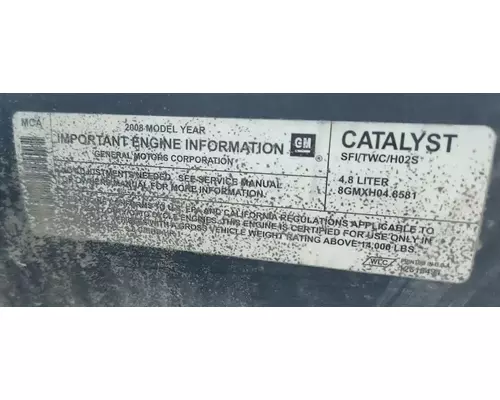 GM/Chev (HD) 4.8 Engine Assembly