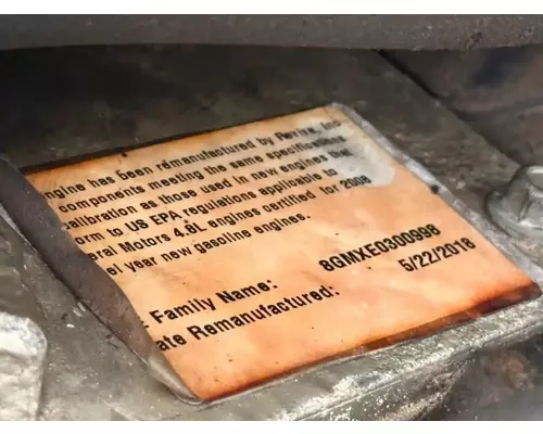 GM/Chev (HD) 4.8 Engine Assembly