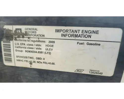 GM/Chev (HD) 4.8 Engine Assembly