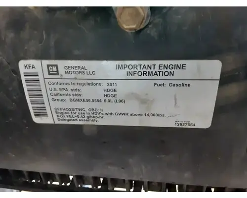 GM/Chev (HD) 6.0L Engine Assembly
