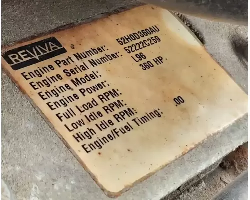 GM/Chev (HD) 6.0L Engine Assembly
