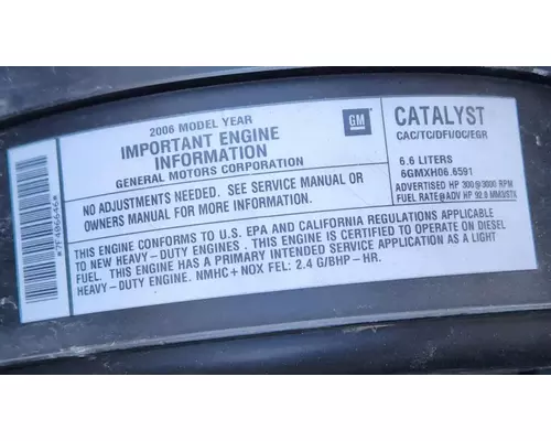 GM/Chev (HD) 6.6L Engine Assembly