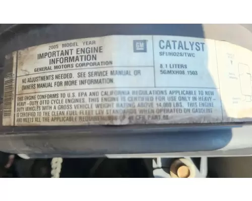 GM/Chev (HD) 8.1L Engine Assembly