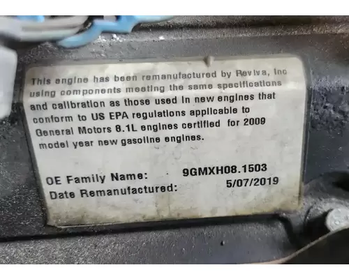 GM/Chev (HD) 8.1L Engine Assembly