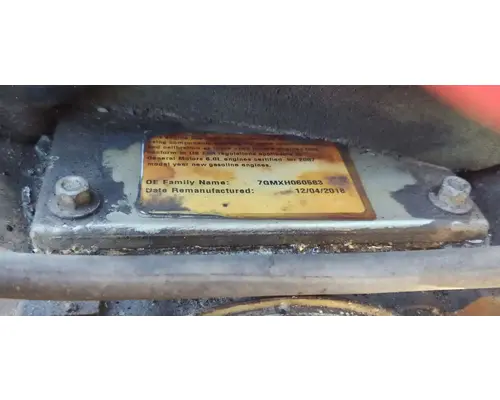 GM/Chev (HD) V8, 6.0L, Gasoline Engine Assembly